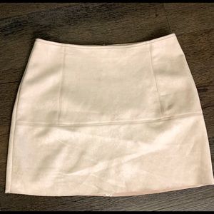 Kendall & Kylie suede skirt